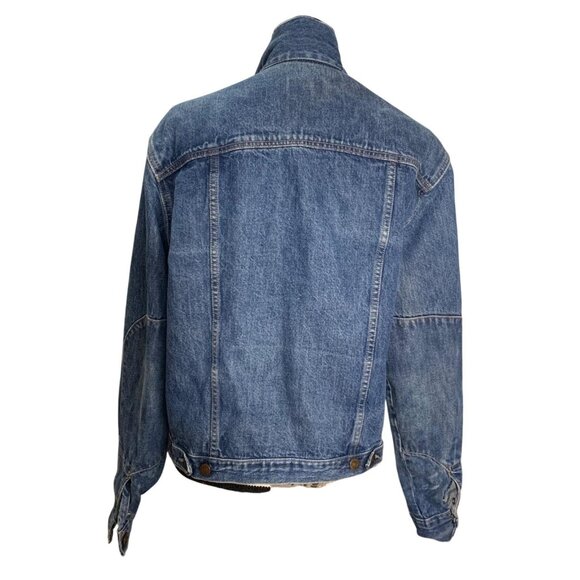 Vintage Calvin Klein Denim Jacket, Medium Wash, Made in USA, Womens SZ L - Picture 3 of 13
